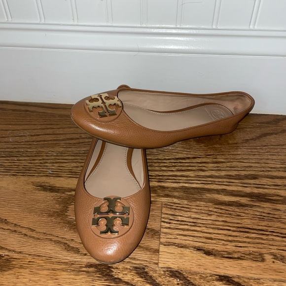 Tory Burch brown leather flats - Picture 2 of 2